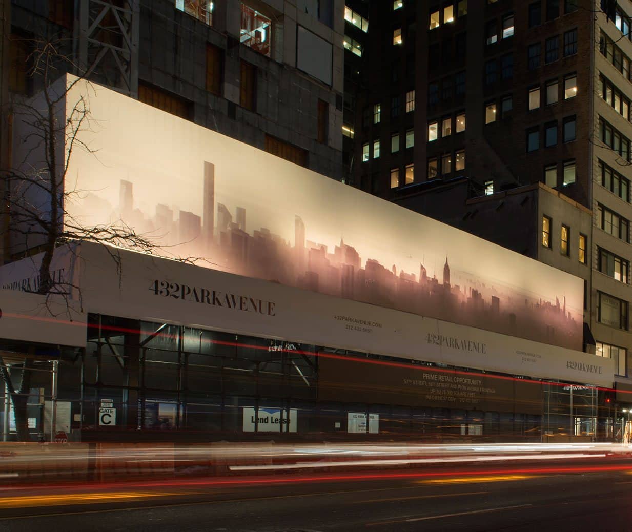 Signage 432 Park Ave