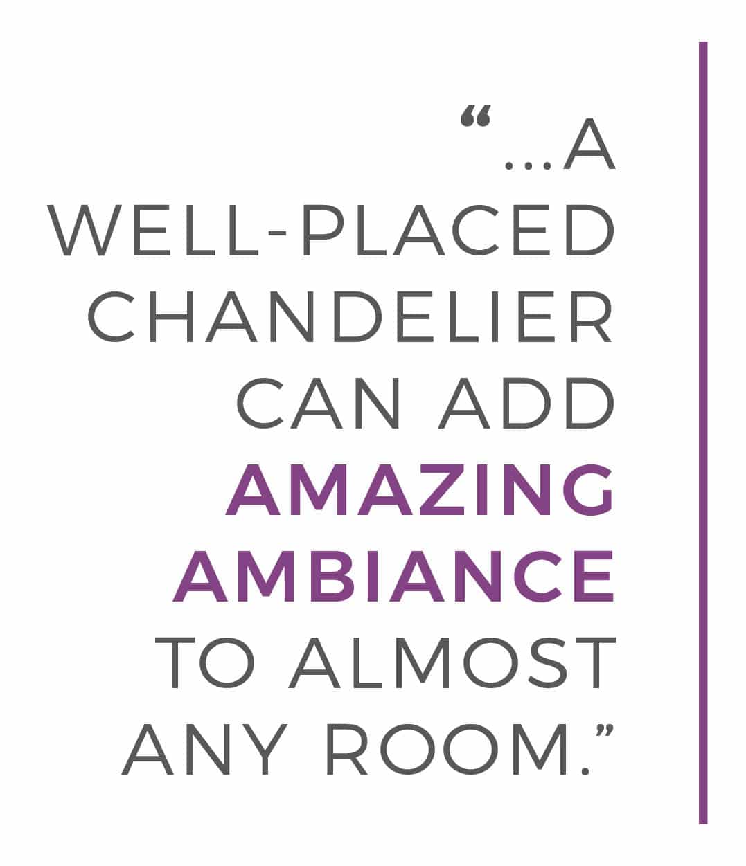 Picking the Perfect Chandelier