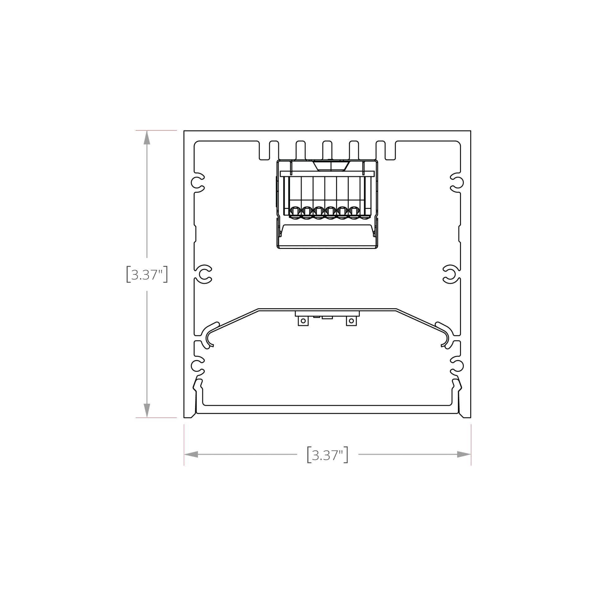 Nitrogen 3 Line Drawing