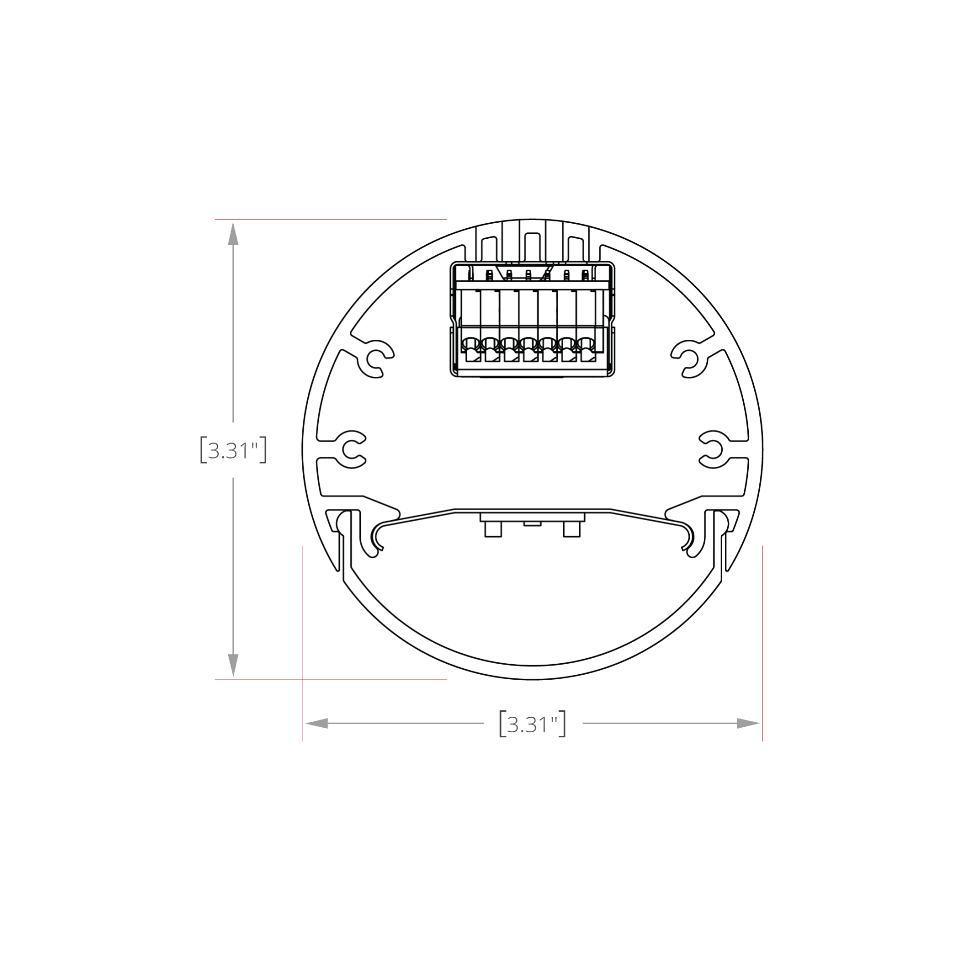 Oxygen 3 Line Drawing