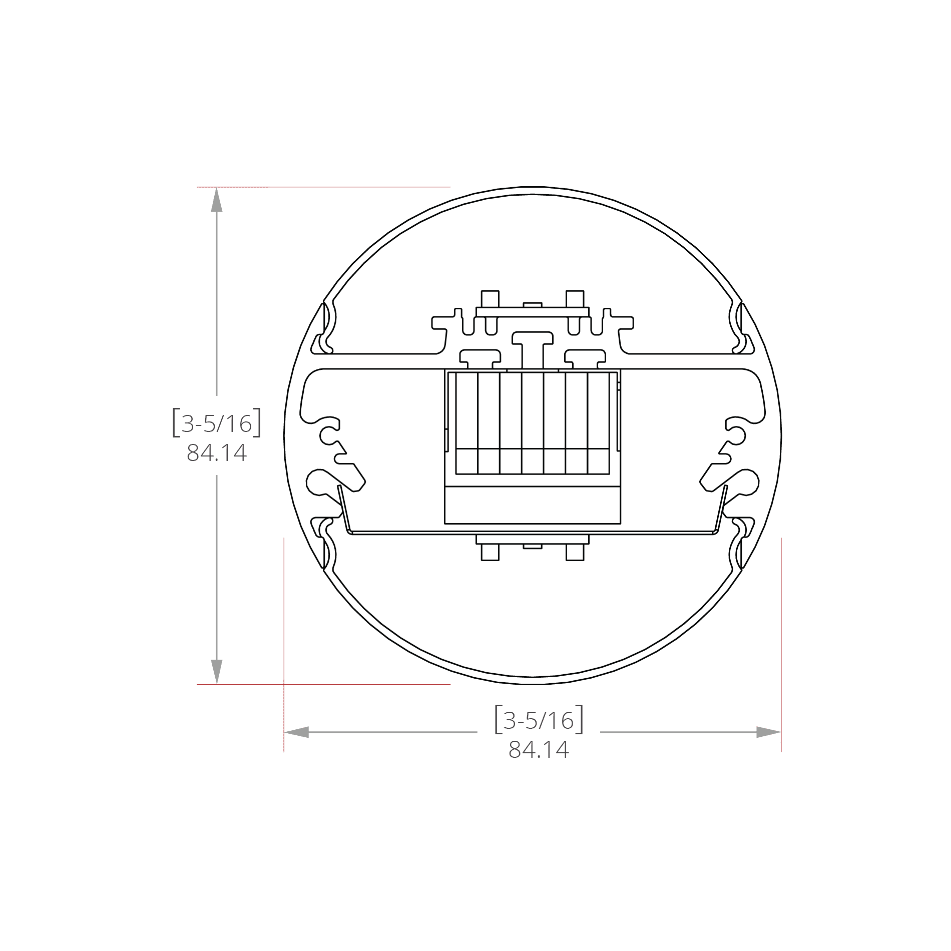 Oxygen 3.3 Line Drawing