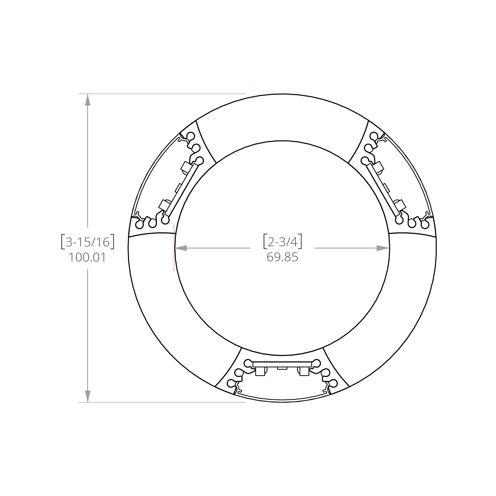 Yttrium Line Drawing