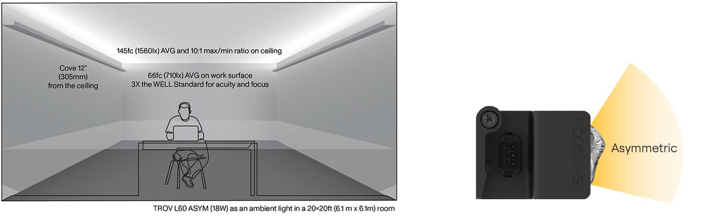 TROV L60 ASYM Beam Angles