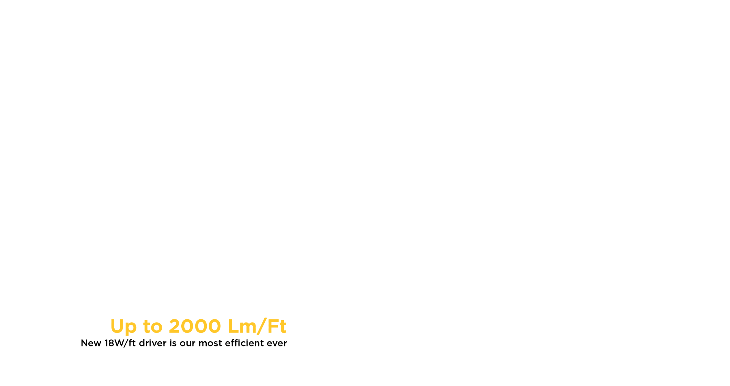 Up to 2000 Lm/Ft