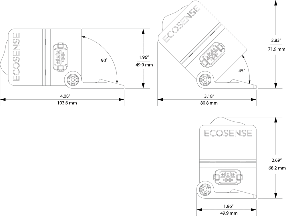 L60 RGBW Assym Line Drawings