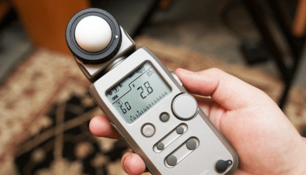 Soraa light meter photography