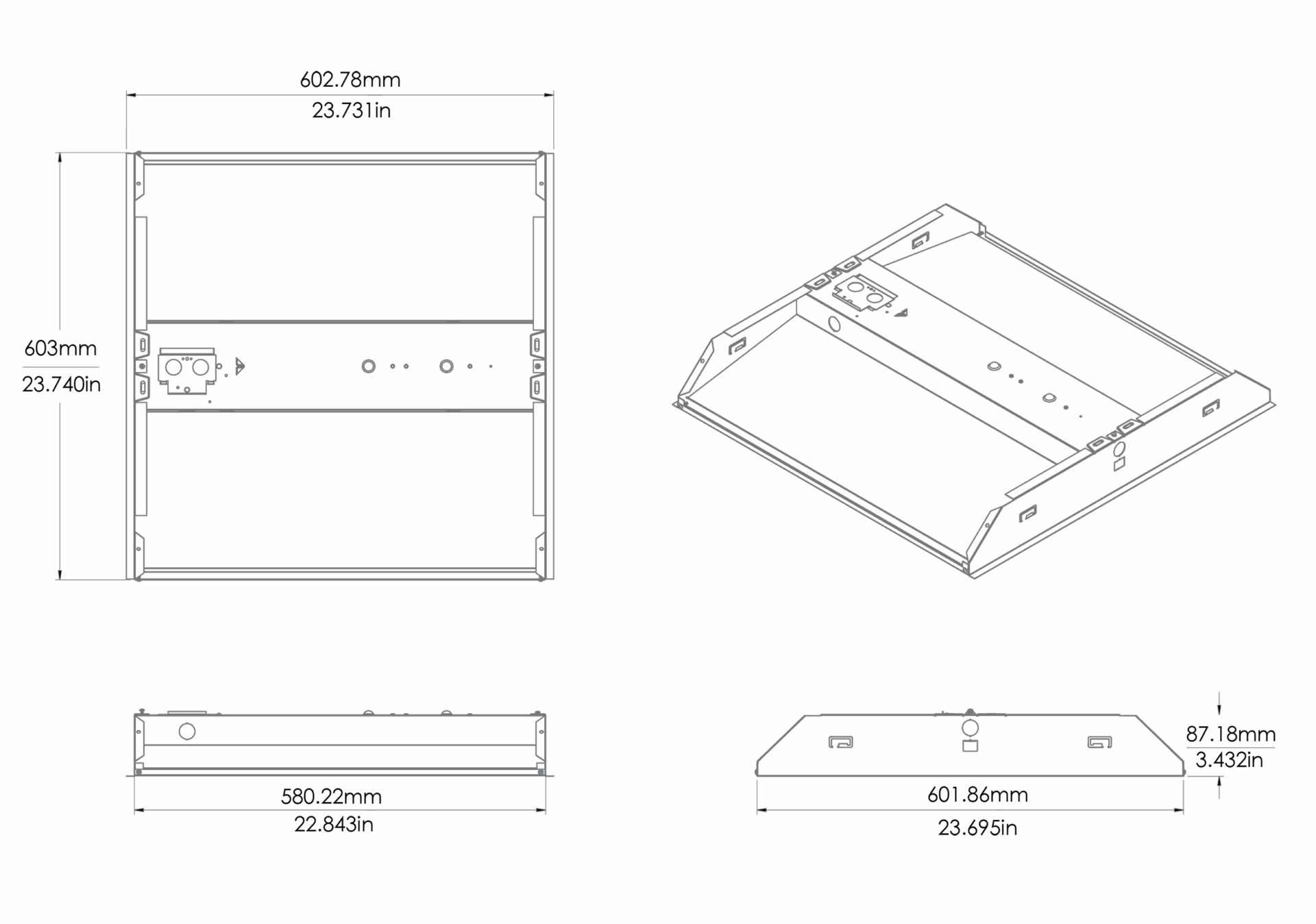 CAERA 2X2 Line Drawing